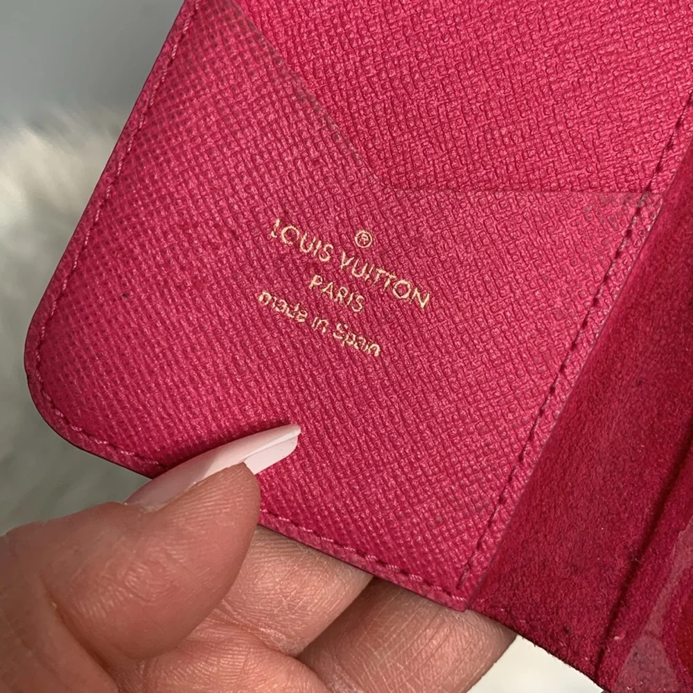 Authentic Louis Vuitton iPhone 7 monogram and hot pink phone case